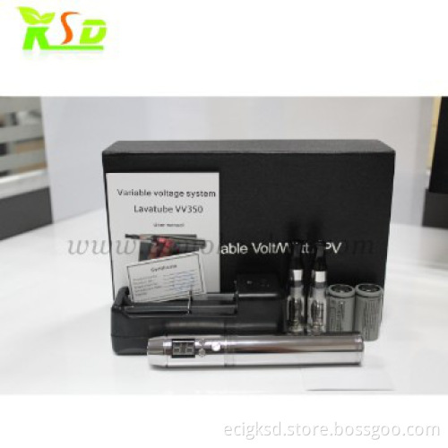 E Cigarette Variable voltage mod Lave tube vv350 kit
